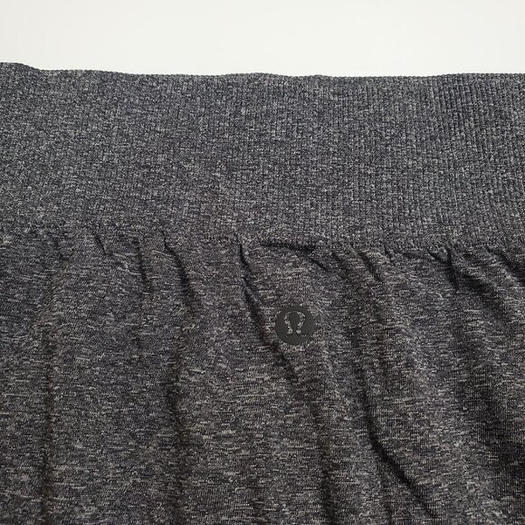 Lululemon Boulevard Bliss Skirt 8 Black White Travel Stretch Ruched Hem … - Picture 9 of 10